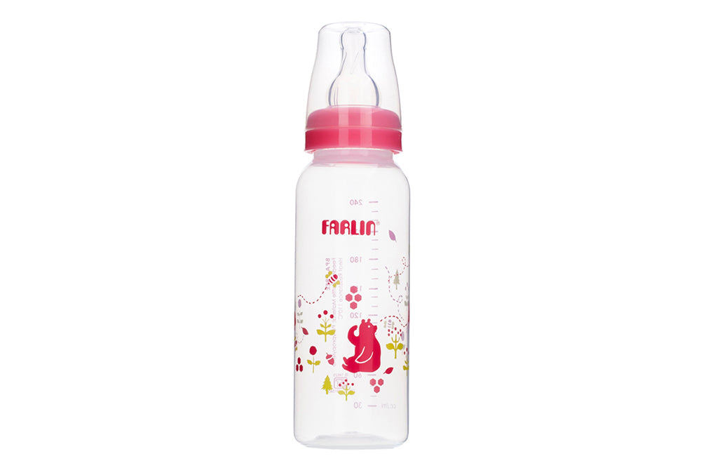 FARLIN PP STANDARD NECK FEEDING BOTTLE 240ML AB-41012-G