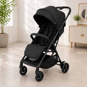 PREMIUM FOLDABLE BABY STROLLER - BLACK