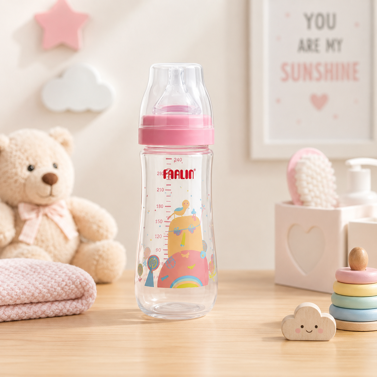 FARLIN PP FEEDING BOTTLE 270CC
