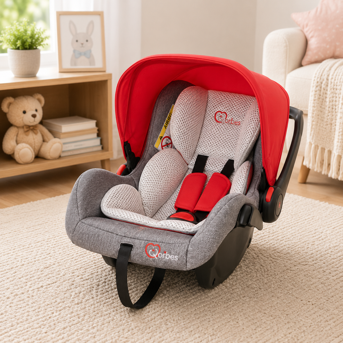 2-IN-1 BABY CARRIER & CAR SEAT – 0–18 MONTHS