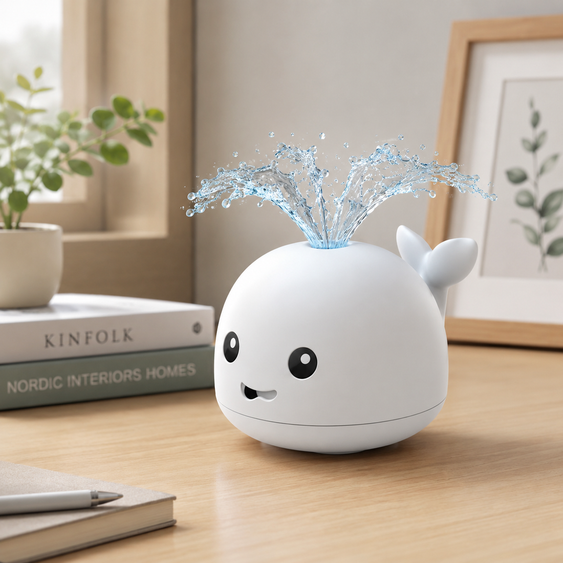 MINI WHALE FOUNTAIN HAPPY BATH GAME