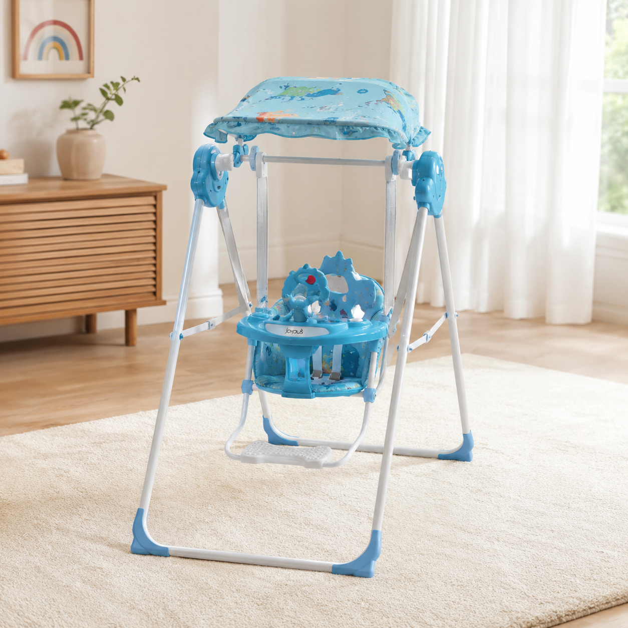 JOYOUS BABY SWING WITH CANOPY - BLUE