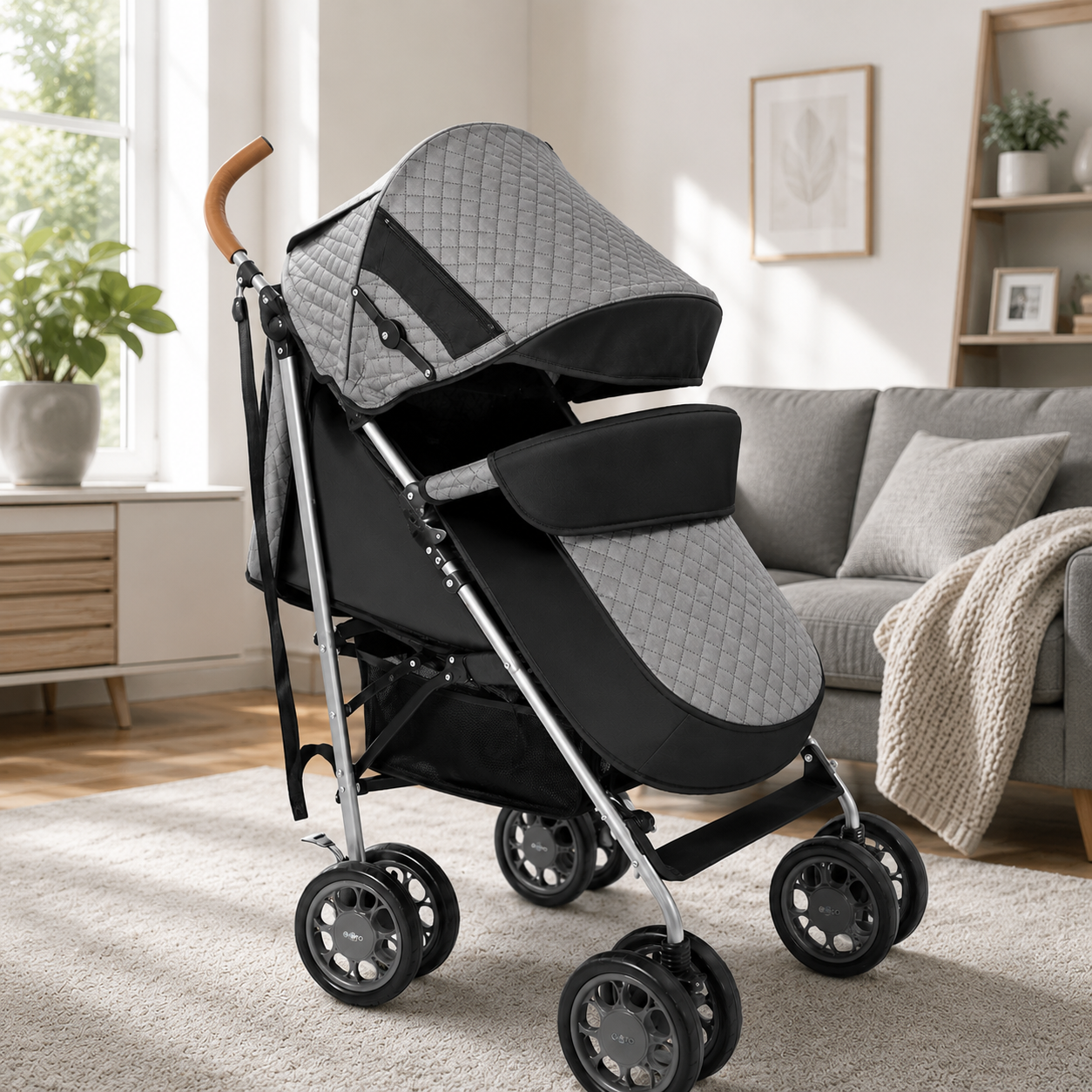 BABY STROLLER LIGHTWEIGHT FOLDABLE TRAVEL PRAM