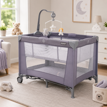 ALL-IN-ONE BABY PLAY YARD – GREY
