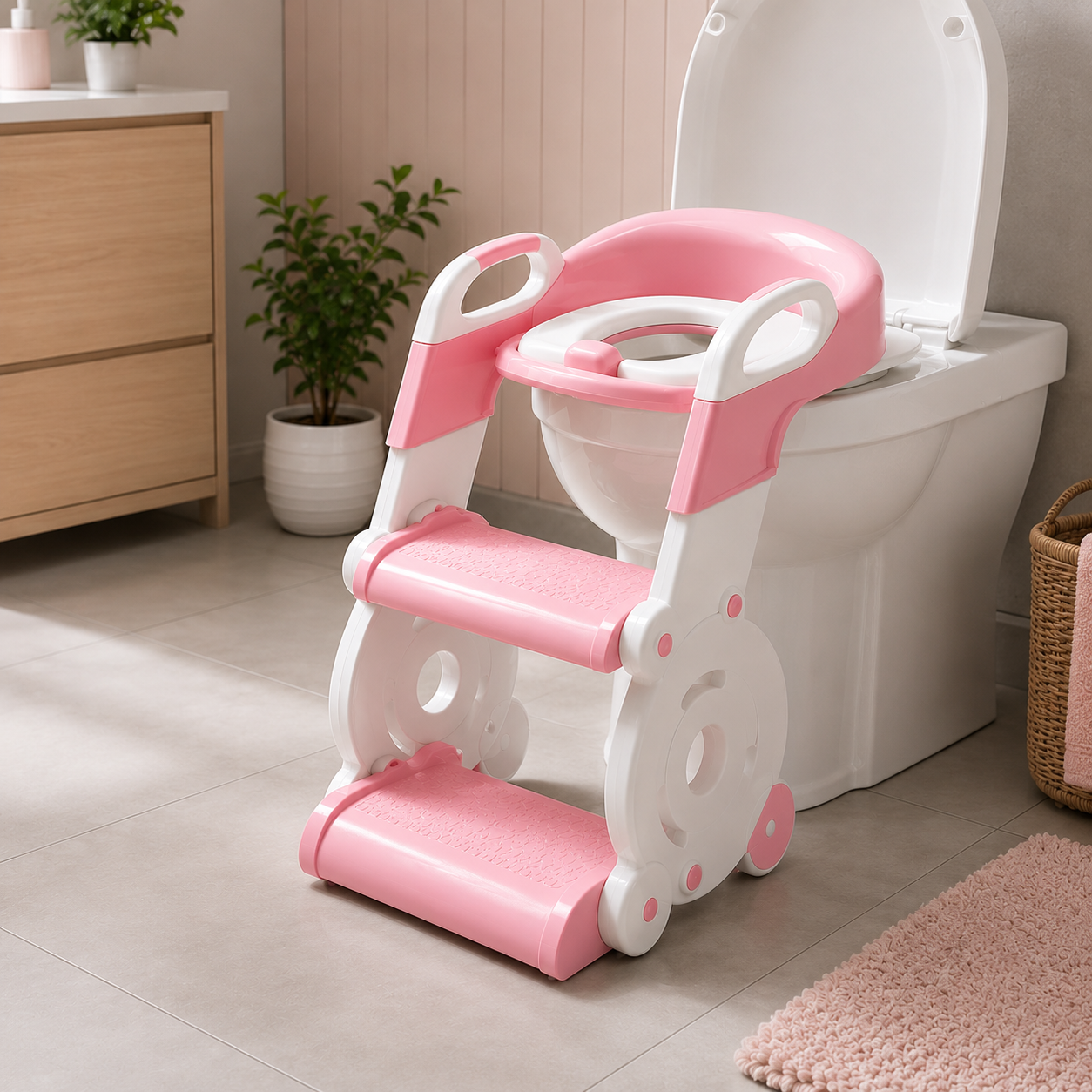 JOYOUS TODDLER POTTY TRAINING SEAT - PINK