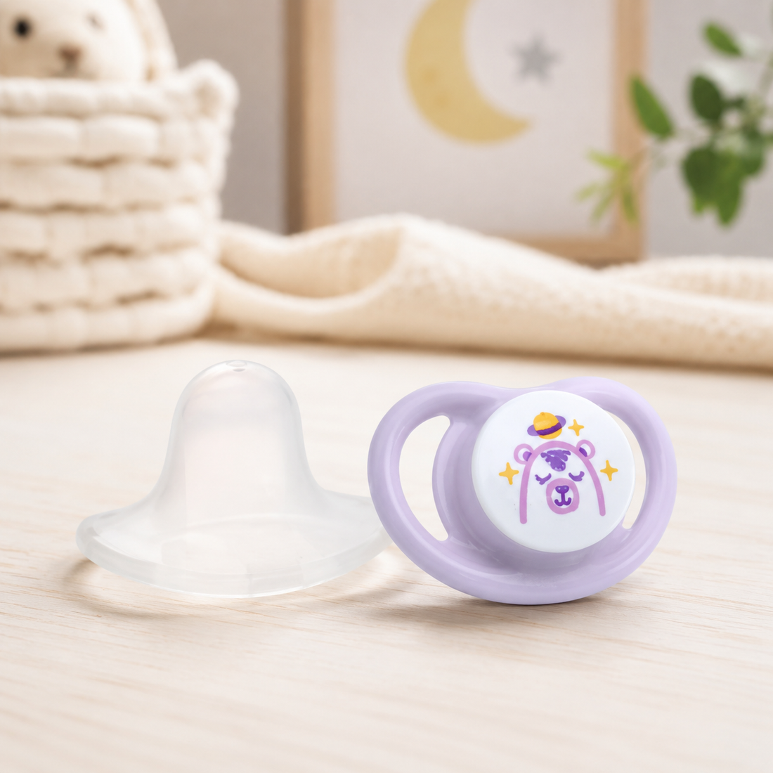 PIGEON MINILIGHT NIGHT TIME PACIFIER BEAR (M)