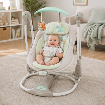 INGENUITY CONVERTME SWING SEAT PORTABLE BABY SWING - WHITE