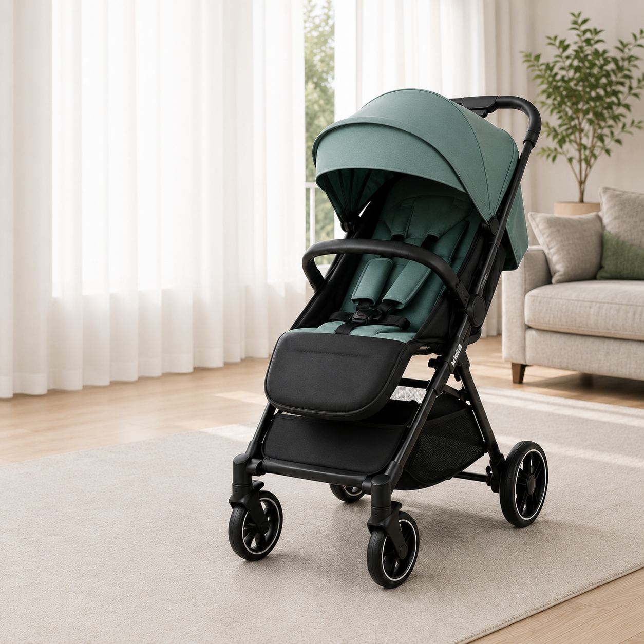 KIDILO VELMORA BABY STROLLER - GREEN
