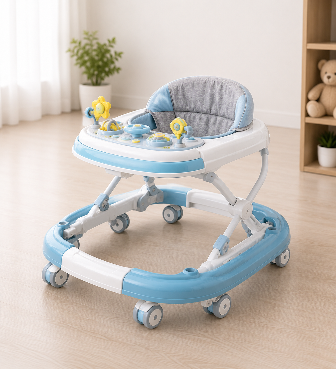 PREMIUM ACTIVITY BABY WALKER - BLUE