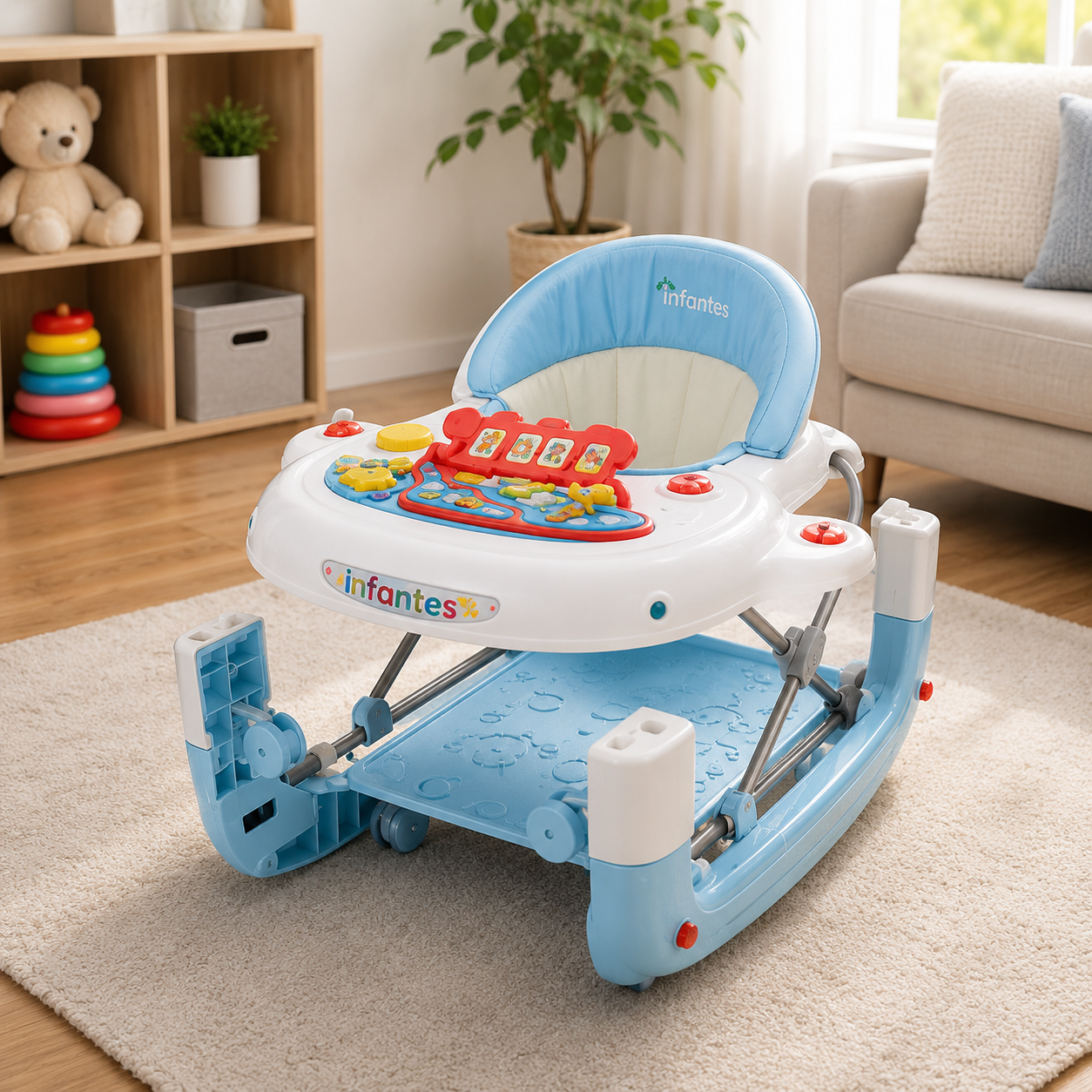 INFANTES MELODY ACTIVITY BABY WALKER CATEGORY - BLUE
