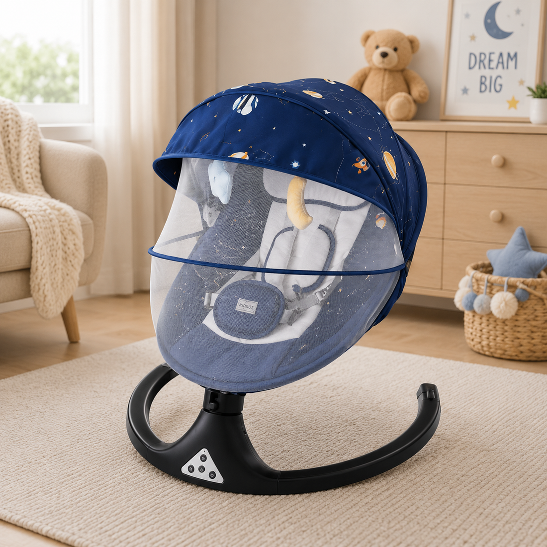 Baby Auto Swing - Navy