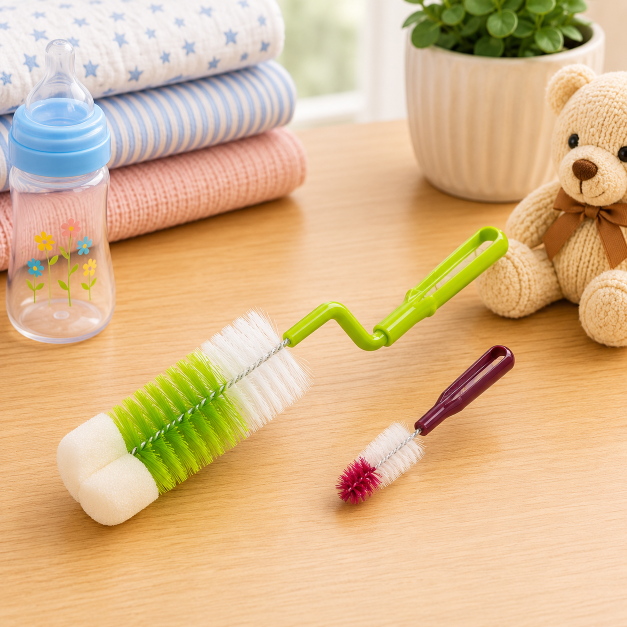 FARLIN BOTTLE & NIPPLE BRUSH