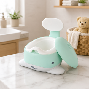 TINNIES BABY WHALE POTTY CHAIR - CYAN