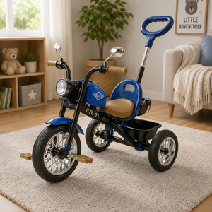 ELECTRIC STYLE KIDS TRICYCLE MOTORBIKE - BLUE