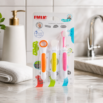 FARLIN 3 STAGE BABY ORAL HYGIENE SET