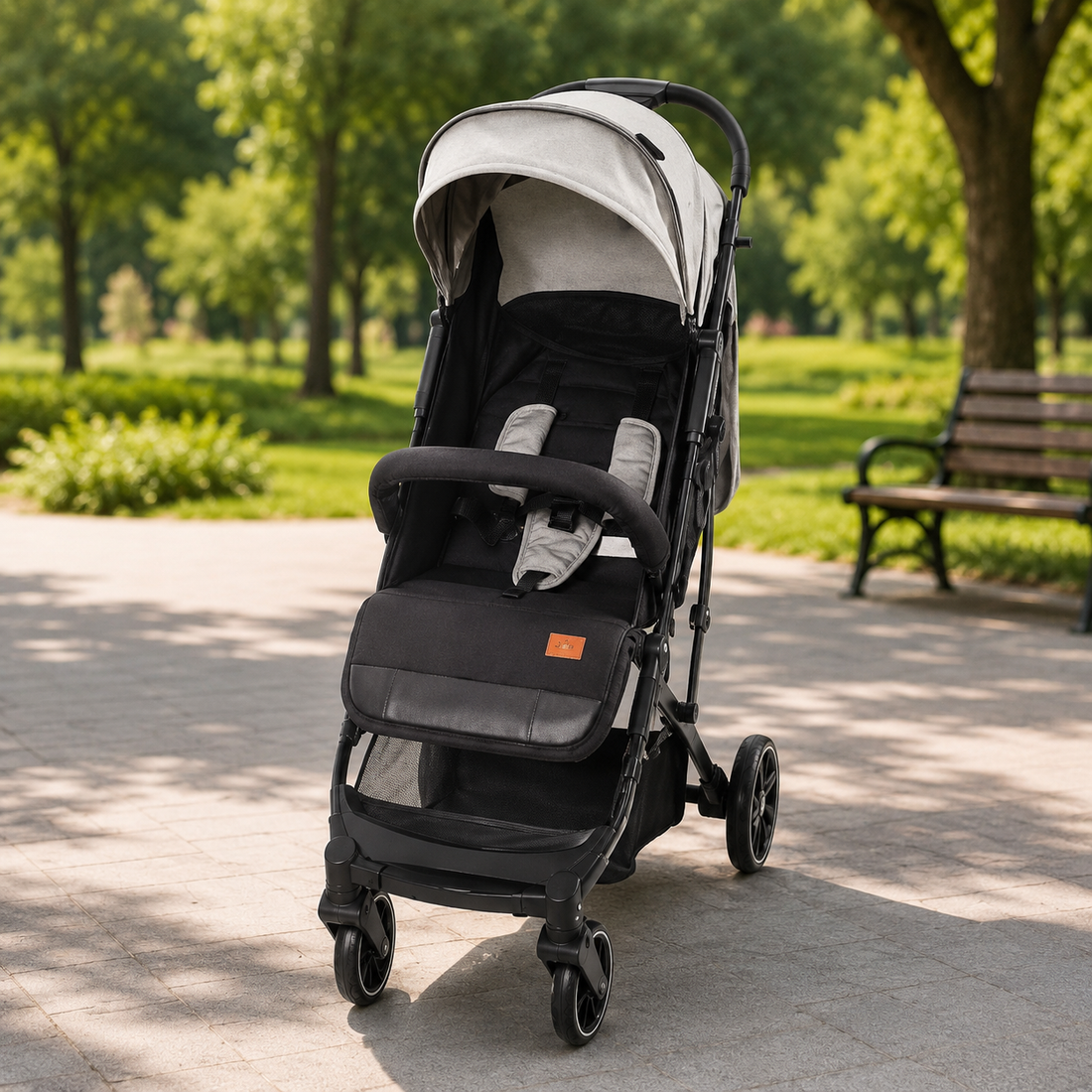 TINNIES BABY STROLLER - GREY