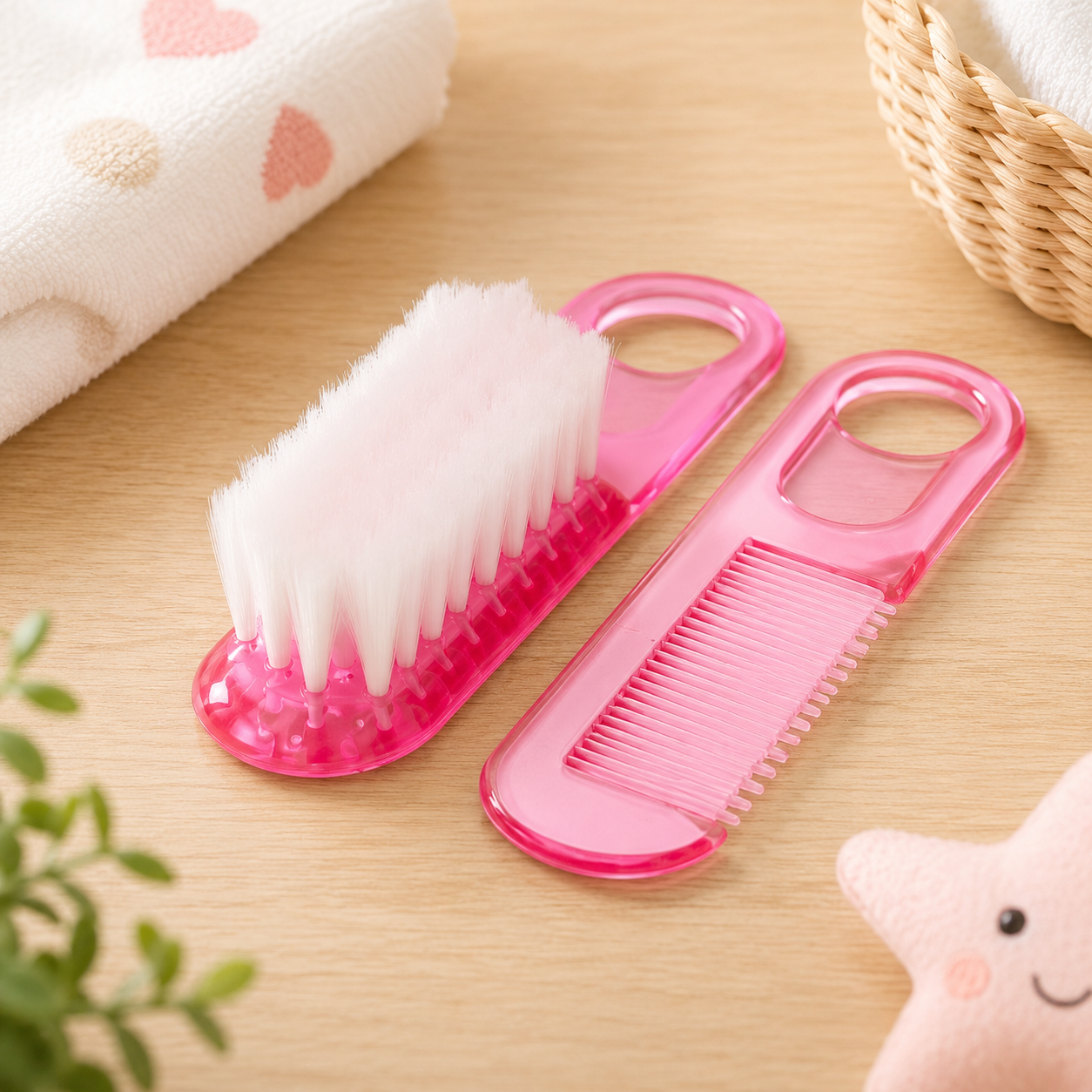 FARLIN COMB & BRUSH SET