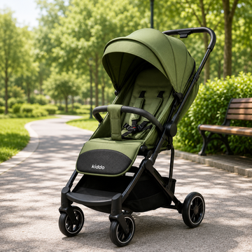 KIDILO PREMIUM REVERSIBLE BABY STROLLER - GREEN