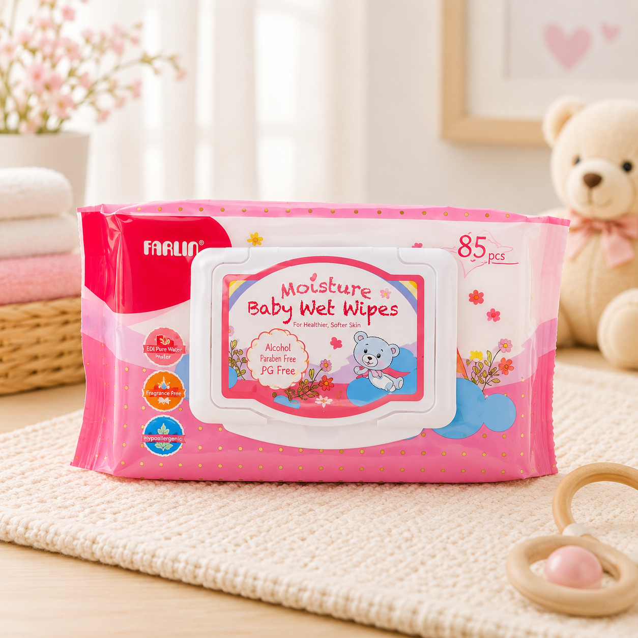 FARLIN WET WIPES ANTI RASH PK-85