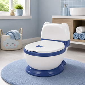 FOLDABLE BABY POTTY TRAINING SEAT - BLUE