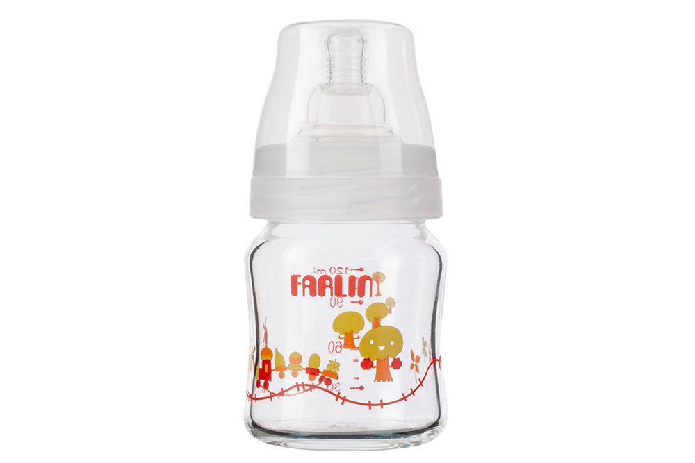 FARLIN WIDE NECK GLASS FEEDER 120ML B001-12