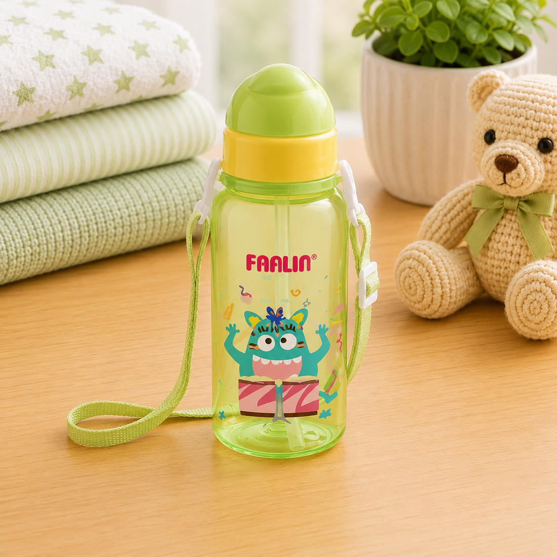 FARLIN STRAW DRINKING CUP 450ML