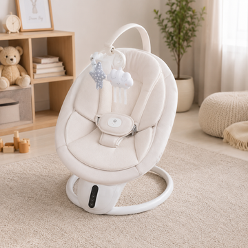 MASTELA ELECTRIC BABY BOUNCER - WHITE