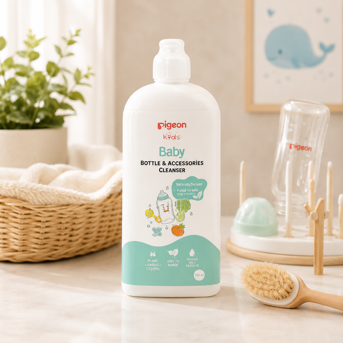 PIGEON BABY BOTTLE & ACCESSORIES LIQUID CLEANSER 500ML