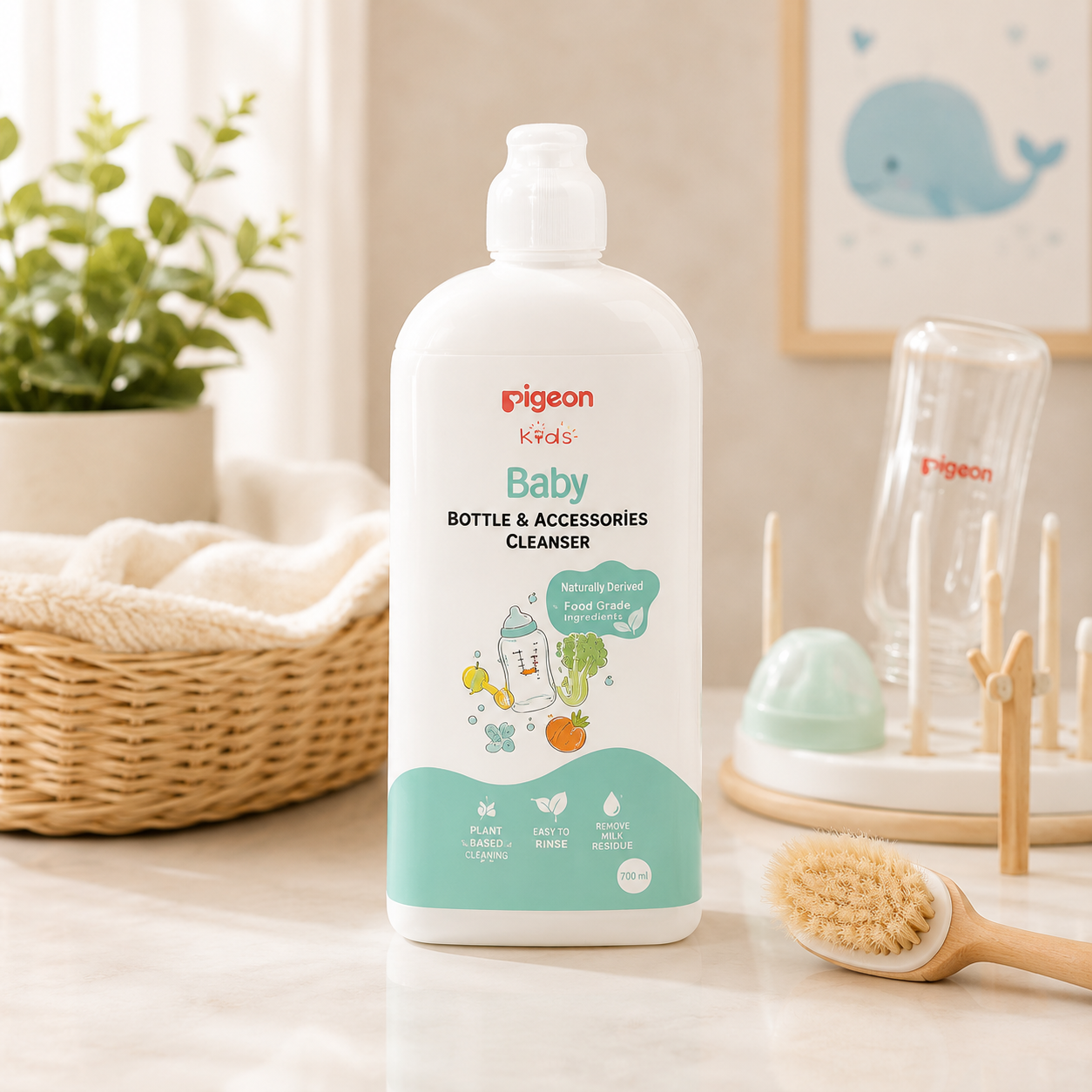 PIGEON BABY BOTTLE & ACCESSORIES LIQUID CLEANSER 500ML