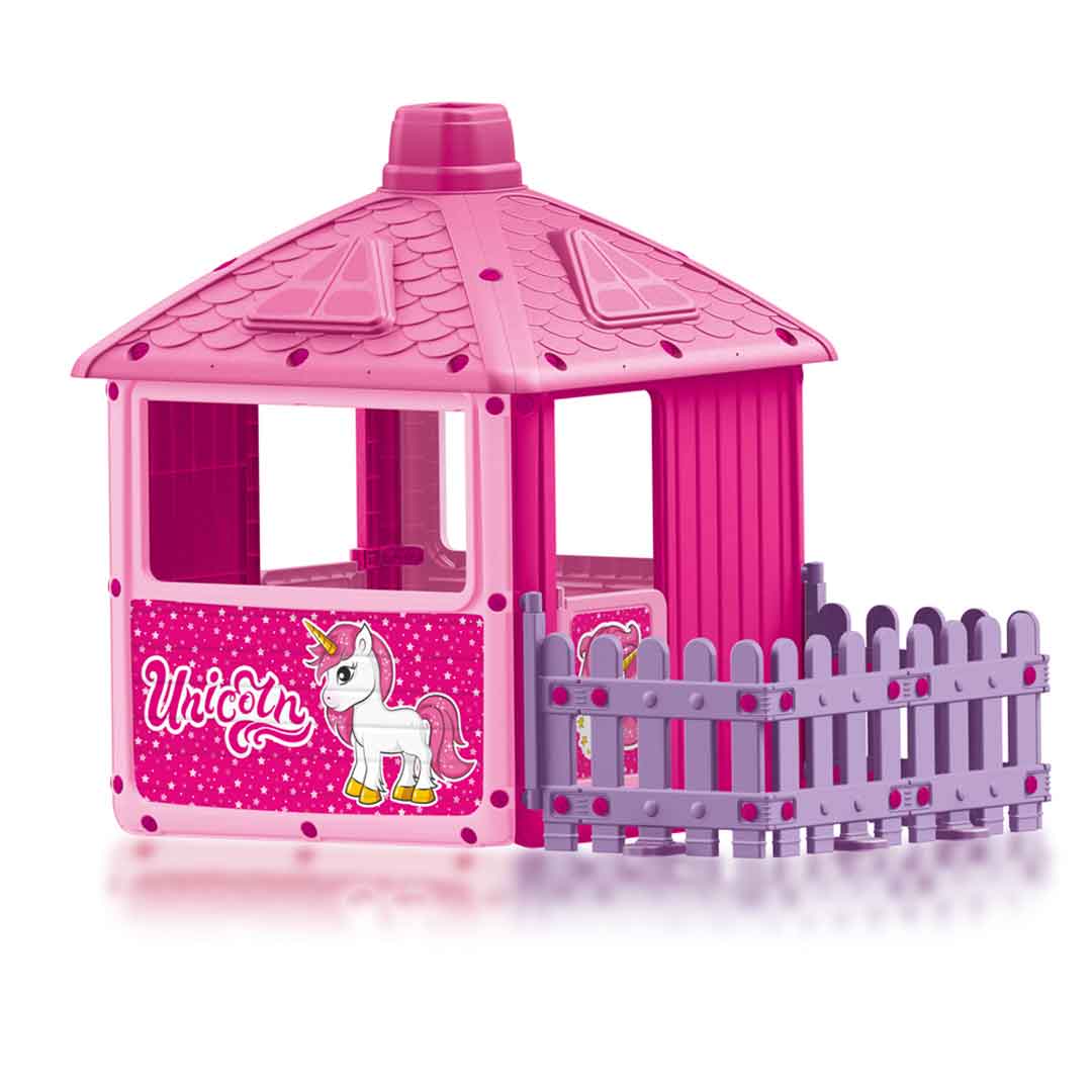 DOLU UNICORN CITY HOUSE WITH FENCE