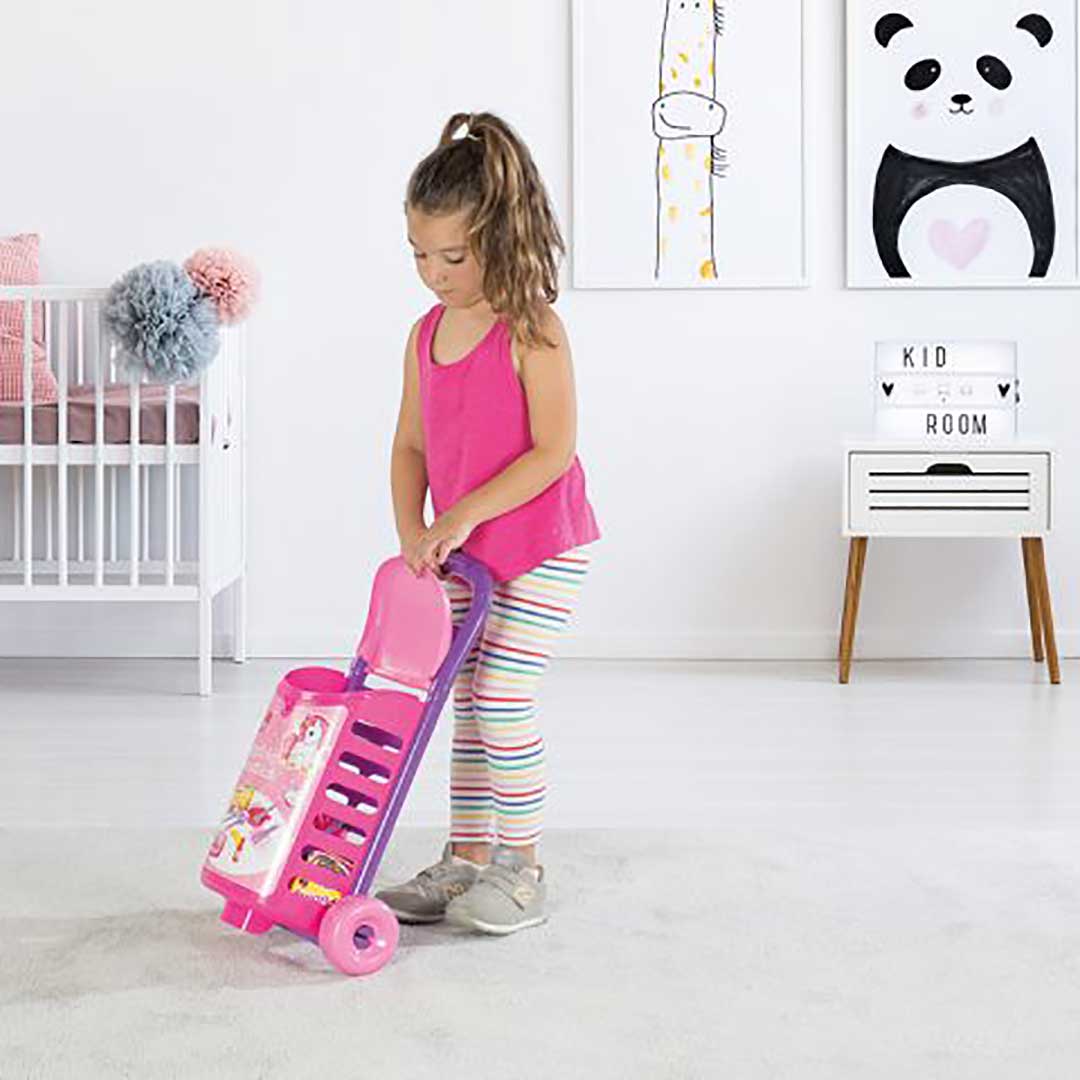 DOLU UNICORN TROLLEY WITH KITCHEN SET