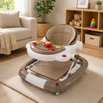 INFANTES HAPPY STEPS BABY WALKER - BROWN