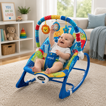 JOYOUS NEWBORN TO TODDLER ROCKER - BLUE