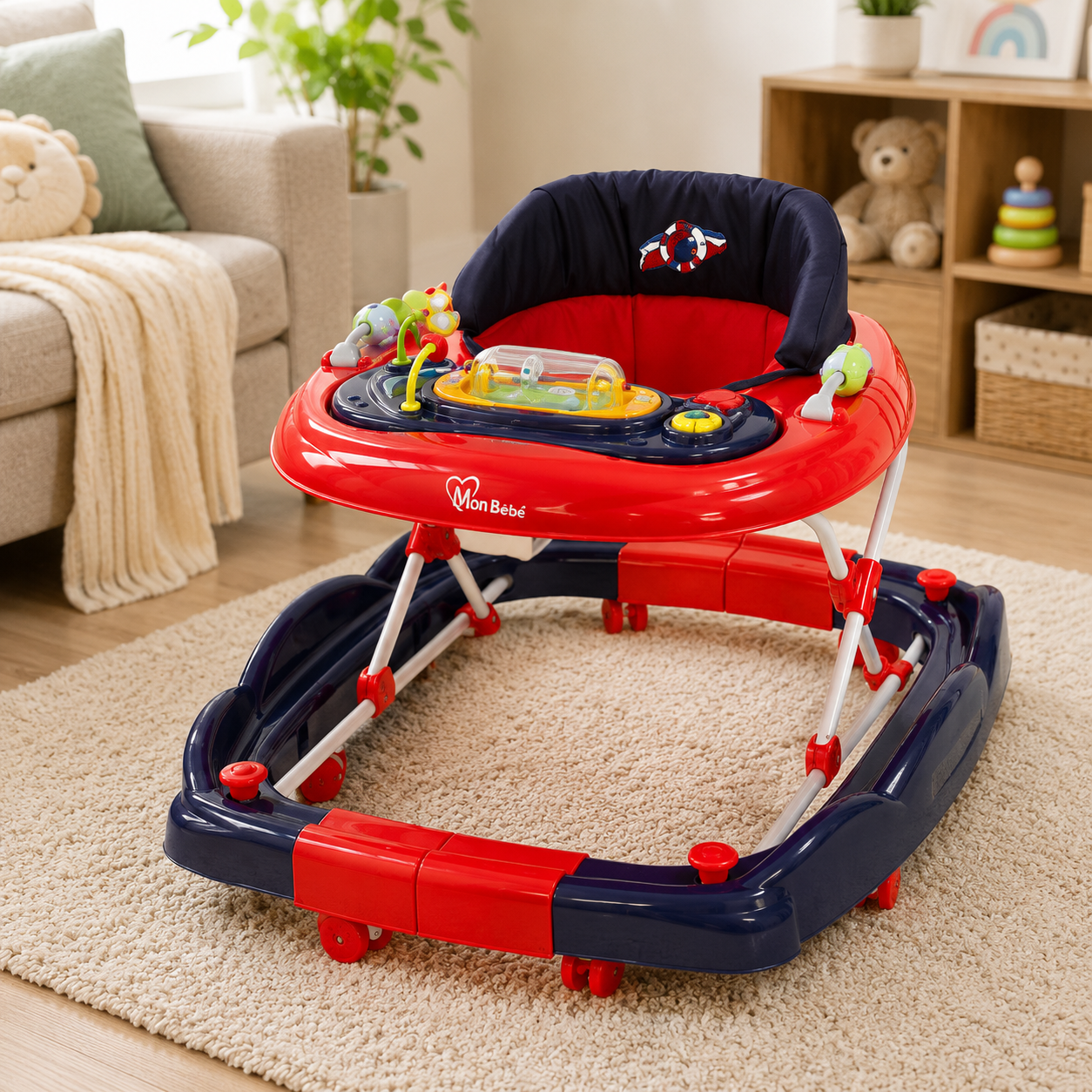 TINNIES BABY WALKER W / ROCKING