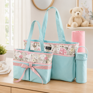 Baby Diaper Bag - Set Floral