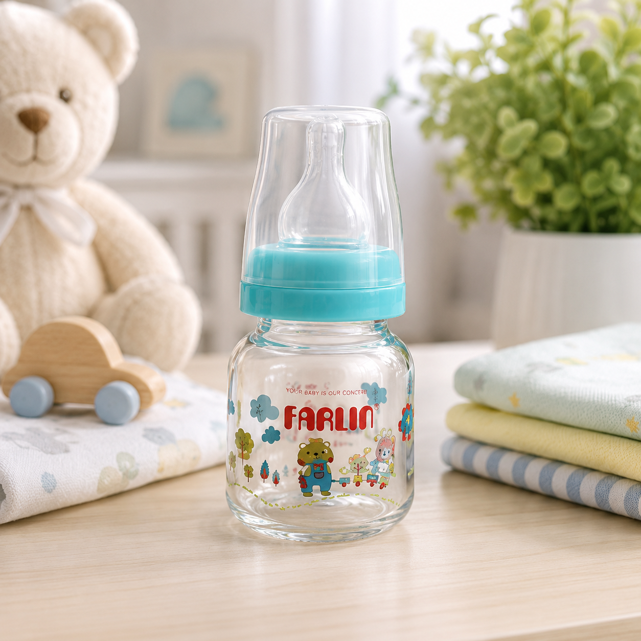 FARLIN GLASS FEEDING BOTTLE 20Z