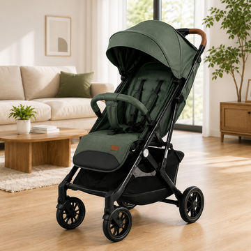 KIDILO ROYAL COMFORT BABY STROLLER - D GREEN
