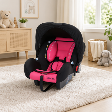 TINNIES PINK BABY CARRIER & CAR SEAT – COMFORTABLE SAFE & CUSHIONED