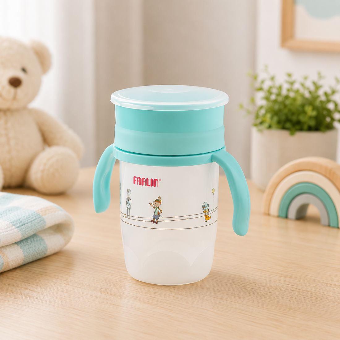 FARLIN DRINKING CUP 240ML-GREEN