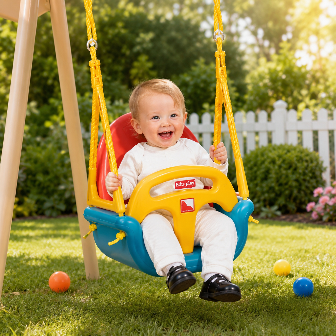 BABY SAFETY SWING SEAT WITH BACK SUPPORT - SW-1422