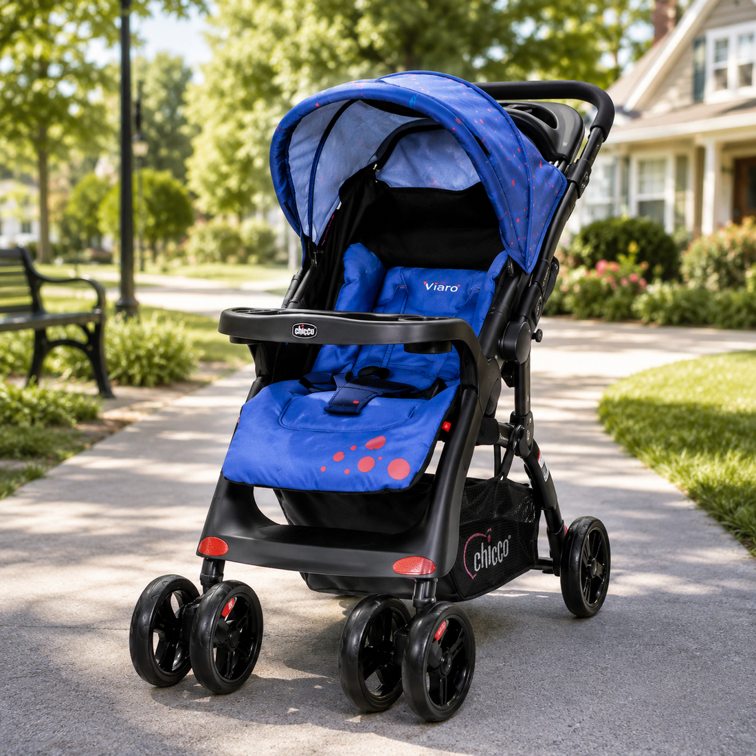 TINNIES BABY STROLLER - ROYAL BLUE