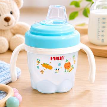 FARLIN DRINKING CUP STEP 2-SPOUT 120ML-GREEN