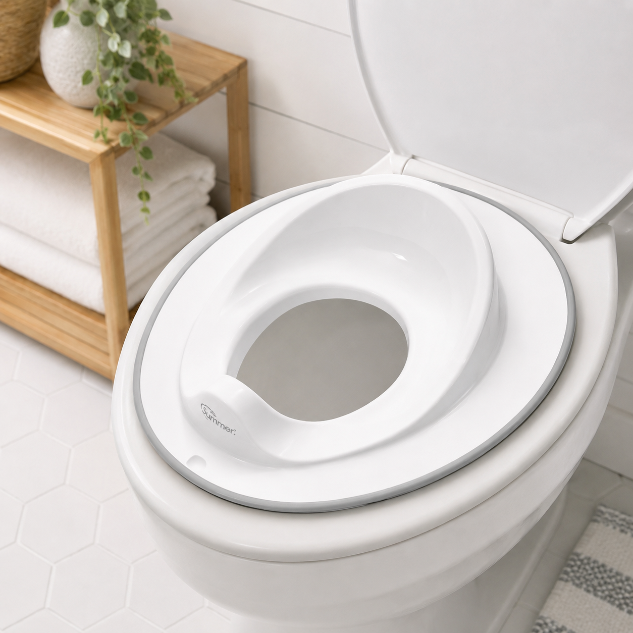 TINNIES TOILET SEAT COVER - WHITE