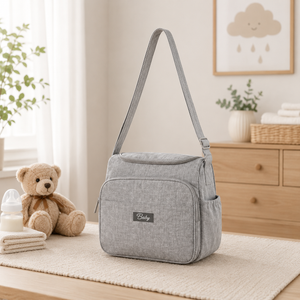 Baby Diaper Bag - (S) Grey