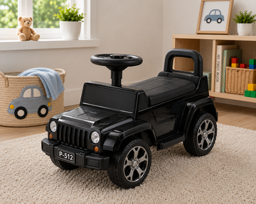 OFF-ROAD JEEP STYLE KIDS RIDE-ON CAR - BLACK
