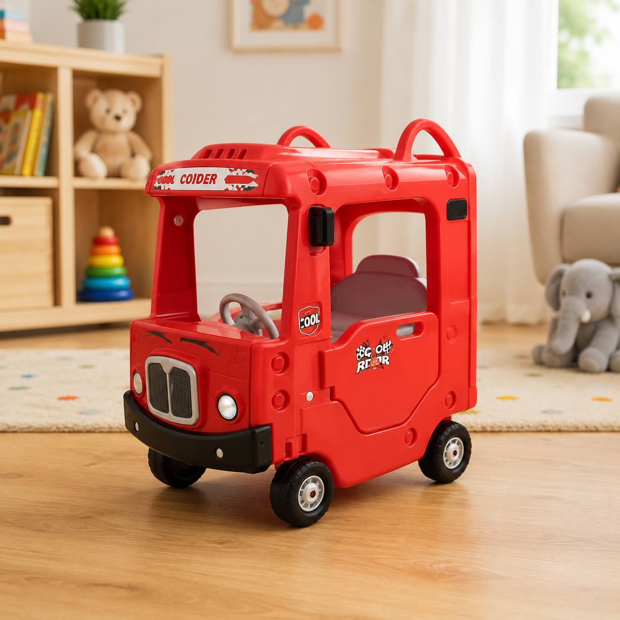 KIDS SCHOOL BUS RIDE-ON CAR