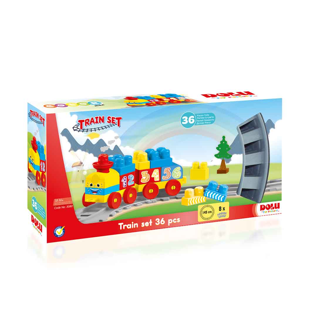 DOLU TRAIN SET 36 PCS BLOCKS
