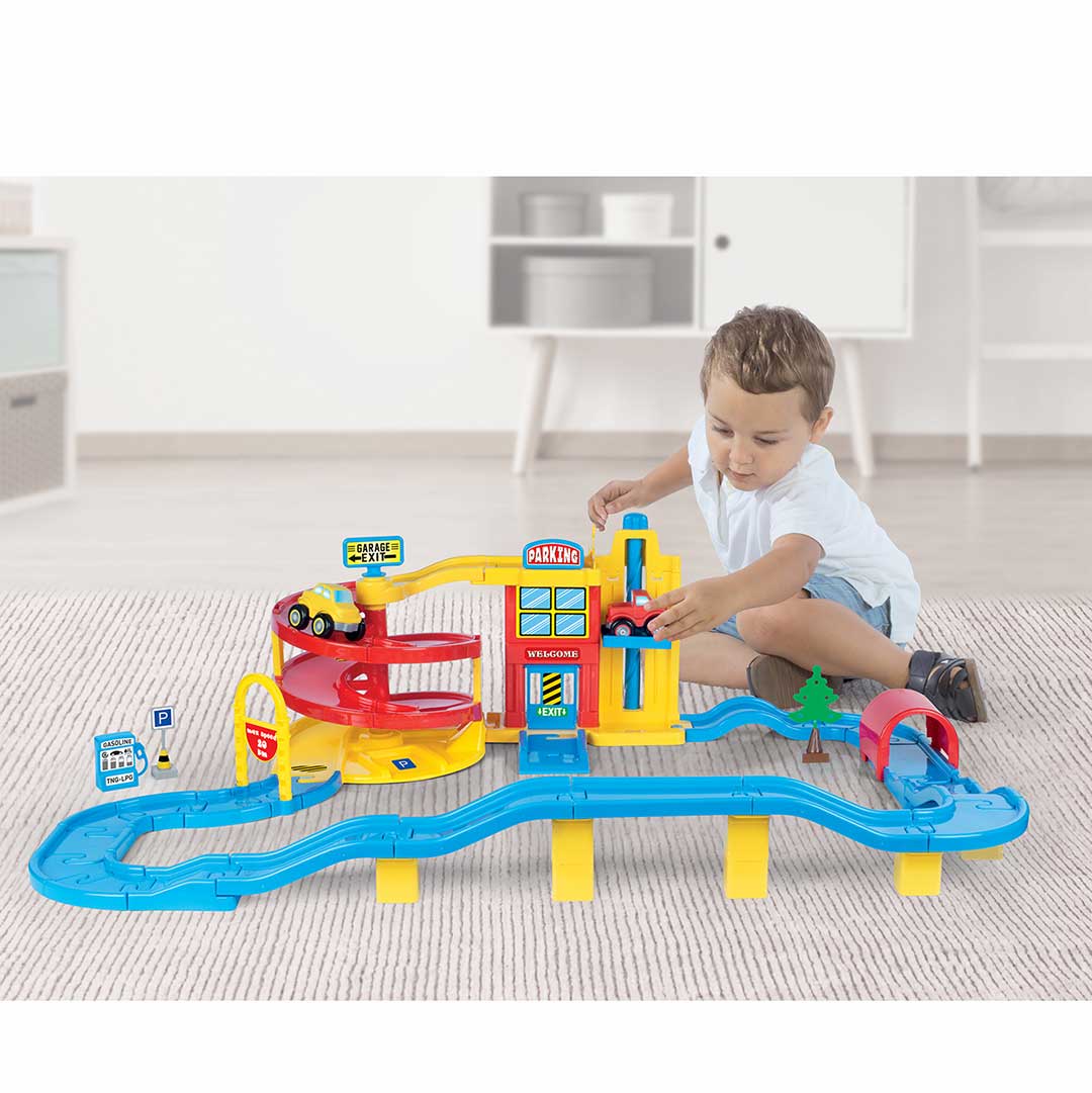 DOLU BIG GARAGE VEHICLE TOY PLAY SET