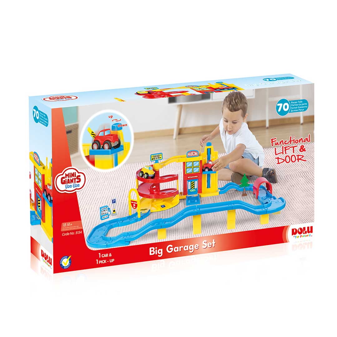DOLU BIG GARAGE VEHICLE TOY PLAY SET