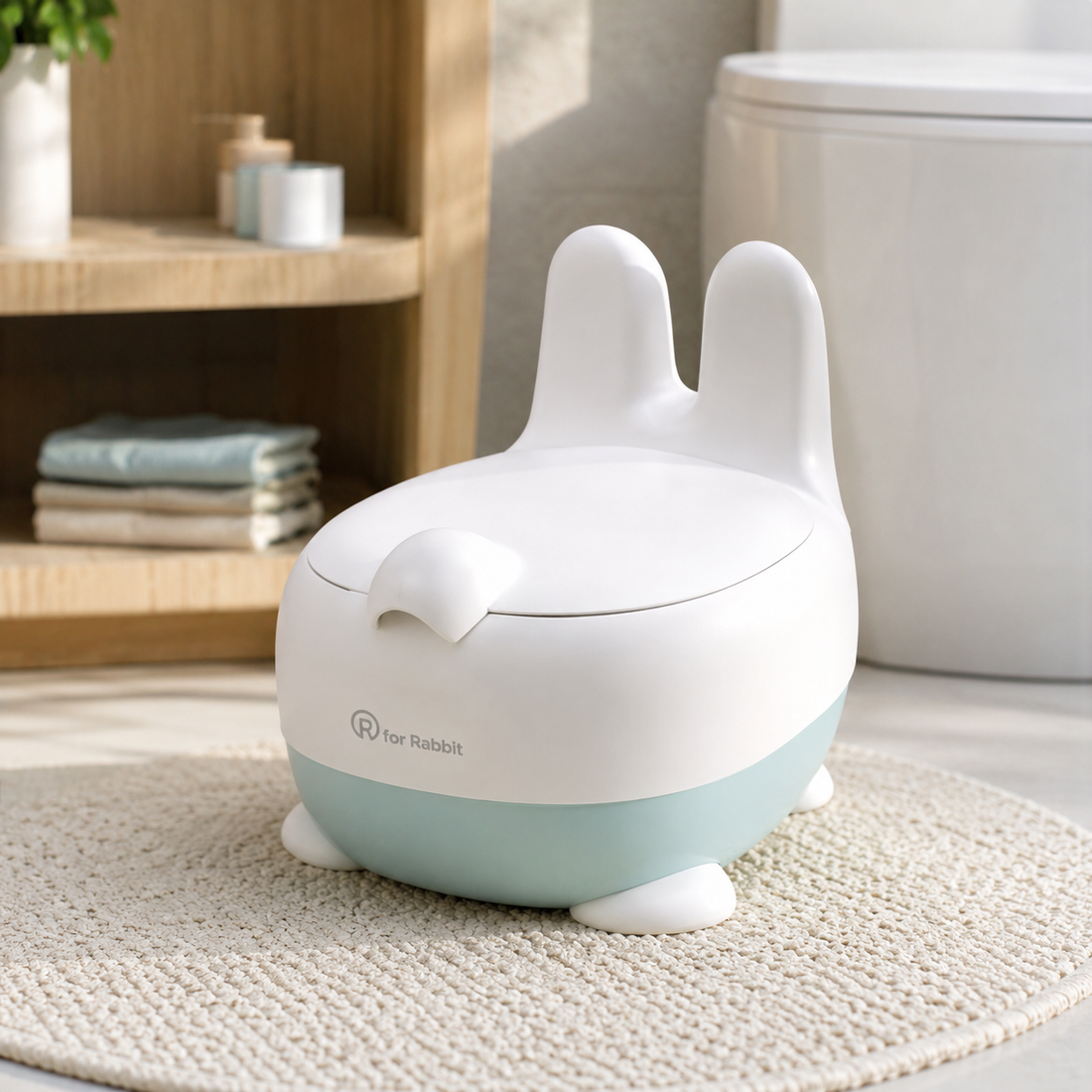 Baby Potty Chair Rabbit - Green